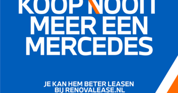 KOOP NOOIT MEER EEN MERCEDES