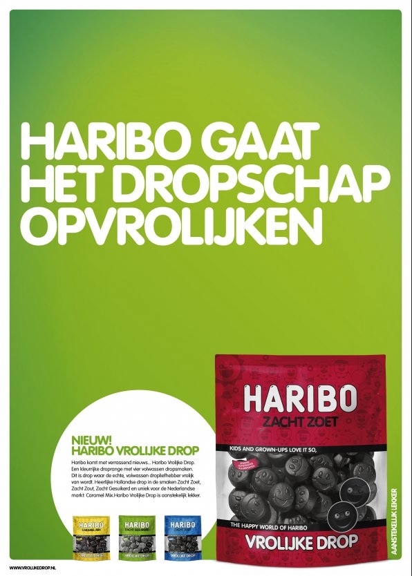 NIEUW! HARIBO VROLIJKE DROP 