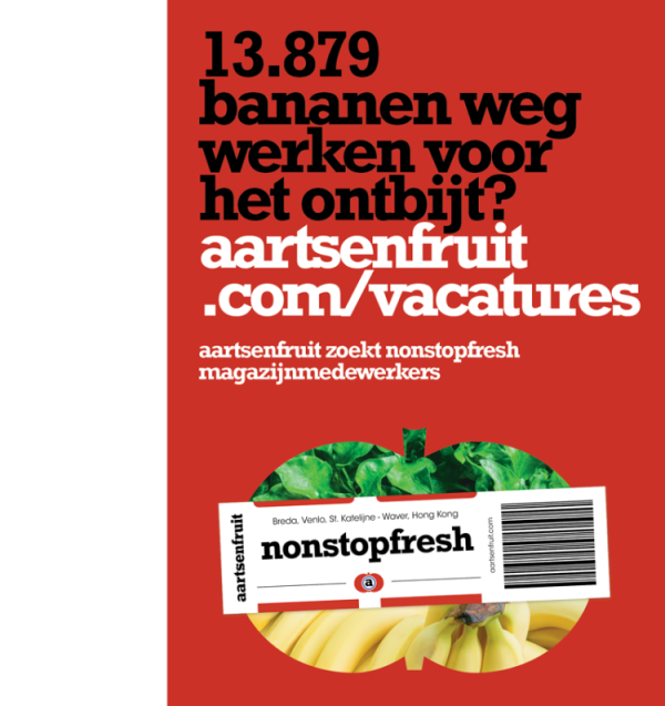 JE WORDT NIET ZOMAAR MAGAZIJNMEDEWERKER BIJ AARTSENFRUIT 