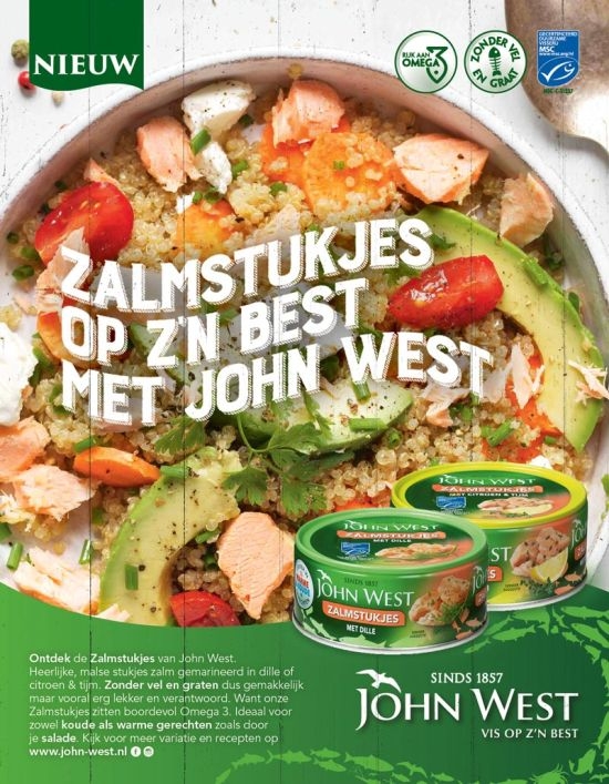 DIT IS RECLAME OP Z’N BEST MET JOHN WEST 