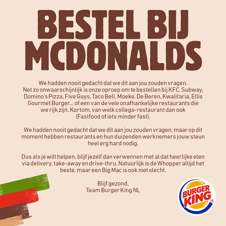 BESTEL BIJ MCDONALDS 